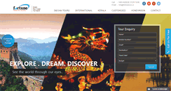 Desktop Screenshot of fortunetours.in